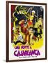 Night in Casablanca, Italian Movie Poster, 1946-null-Framed Art Print