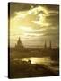 Night in Dresden-Johan Dahl-Stretched Canvas