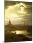 Night in Dresden-Johan Dahl-Mounted Giclee Print