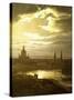 Night in Dresden-Johan Dahl-Stretched Canvas