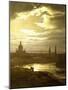 Night in Dresden-Johan Dahl-Mounted Giclee Print