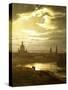 Night in Dresden-Johan Dahl-Stretched Canvas