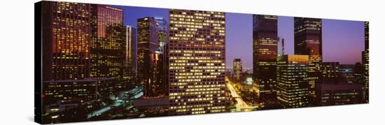 Night in Los Angeles, Los Angeles, California, USA-null-Stretched Canvas