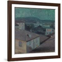 Night in Nice, 1891 (Oil on Canvas)-Edvard Munch-Framed Giclee Print