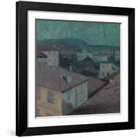 Night In Nice-Edvard Munch-Framed Premium Giclee Print