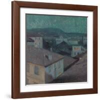 Night In Nice-Edvard Munch-Framed Premium Giclee Print