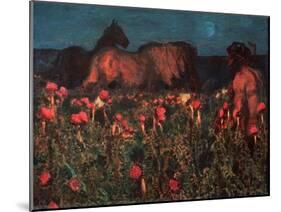 Night Is Coming-Mikhail Alexandrovich Vrubel-Mounted Giclee Print