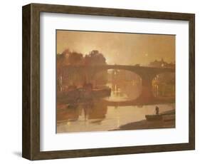 Night, Kew Bridge, 1989-Trevor Chamberlain-Framed Giclee Print