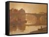 Night, Kew Bridge, 1989-Trevor Chamberlain-Framed Stretched Canvas