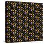 Night Leaves pattern-Claire Huntley-Stretched Canvas