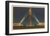 Night, Liberty Memorial, Kansas City, Missouri-null-Framed Art Print