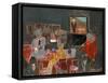 Night Life of Karaoke-Zhang Yong Xu-Framed Stretched Canvas