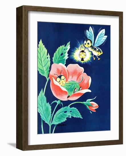 Night Light - Jack & Jill-Wilmer H. Wickham-Framed Giclee Print