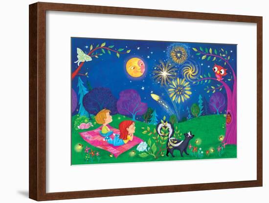 Night Light - Turtle-Elisa Chavarri-Framed Giclee Print