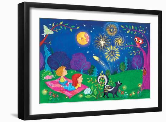 Night Light - Turtle-Elisa Chavarri-Framed Premium Giclee Print