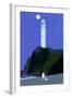 Night lighthouse-Hiroyuki Izutsu-Framed Giclee Print