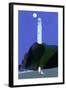 Night lighthouse-Hiroyuki Izutsu-Framed Giclee Print