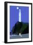 Night lighthouse-Hiroyuki Izutsu-Framed Giclee Print