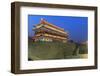 Night Lighting and Glowing Lanterns, Views from Atop City Wall, Xi'An, China-Stuart Westmorland-Framed Photographic Print