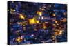 Night Lighting of the City of Guanajuato-Terry Eggers-Stretched Canvas