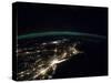 Night Lights from the Philadelphia-New York City-Boston Corridor-null-Stretched Canvas