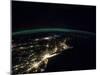 Night Lights from the Philadelphia-New York City-Boston Corridor-null-Mounted Photo