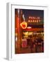 Night lights of Pike Place Market in Seattle, Washington, USA-Janis Miglavs-Framed Photographic Print