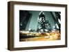 Night Lights of the Hong Kong out of Focus-Iakov Kalinin-Framed Photographic Print