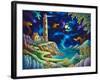 Night Lights-Andy Russell-Framed Art Print