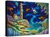 Night Lights-Andy Russell-Stretched Canvas