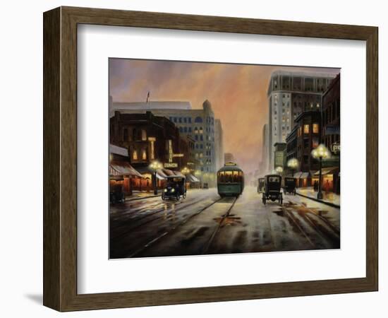 Night Lights-Leo Stans-Framed Art Print