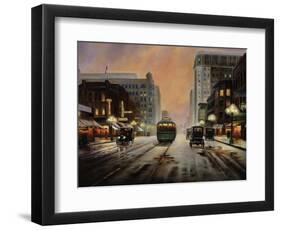 Night Lights-Leo Stans-Framed Art Print