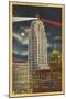 Night, Lincoln Tower, Ft. Wayne, Indiana-null-Mounted Art Print