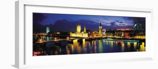 Night, London, England, United Kingdom-null-Framed Photographic Print