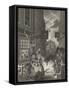 Night - London-William Hogarth-Framed Stretched Canvas