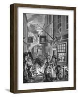 Night - London-William Hogarth-Framed Giclee Print