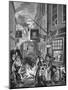 Night - London-William Hogarth-Mounted Giclee Print