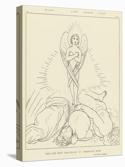 Night, Love, Erebus, Chaos-John Flaxman-Stretched Canvas