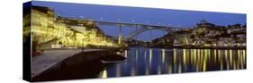 Night, Luis I Bridge, Porto, Portugal-null-Stretched Canvas