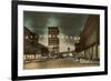 Night, Main Street, Columbia, South Carolina-null-Framed Art Print