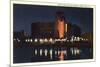 Night, Mayfair Theater, Asbury Park, New Jersey-null-Mounted Art Print