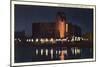 Night, Mayfair Theater, Asbury Park, New Jersey-null-Mounted Art Print