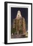 Night, Mayo Clinic, Rochester, Minnesota-null-Framed Art Print