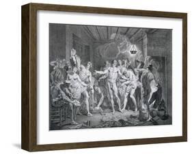 Night Meetings of the Adamites-Francois Morellon la Cave-Framed Giclee Print