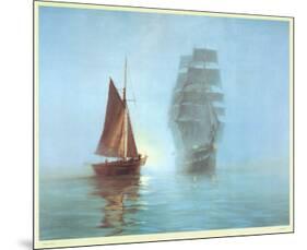 Night Mists-Montague Dawson-Mounted Art Print