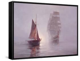 Night Mists-Montague Dawson-Framed Stretched Canvas