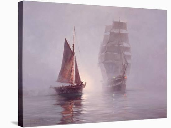 Night Mists-Montague Dawson-Stretched Canvas