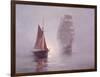 Night Mists-Montague Dawson-Framed Art Print