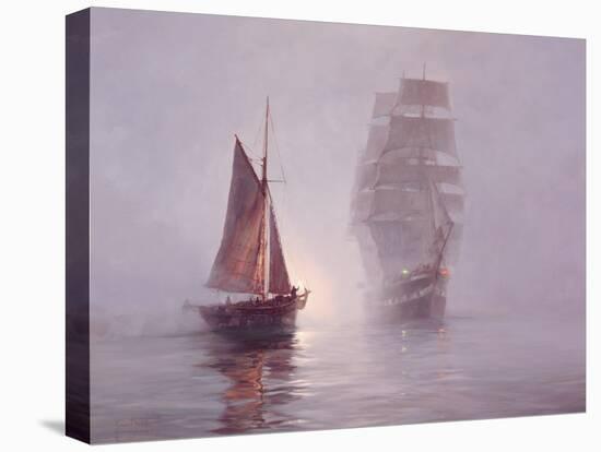 Night Mists-Montague Dawson-Stretched Canvas