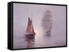 Night Mists-Montague Dawson-Framed Stretched Canvas